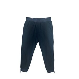 Vince‎ Black Cotton Jogger Pants Womens Size L